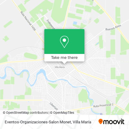 Eventos-Organizaciones-Salon Monet map