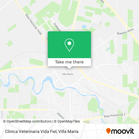 Clinica Veterinaria Vida Fiel map