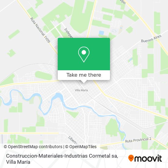 Construccion-Materiales-Industrias Cormetal sa map