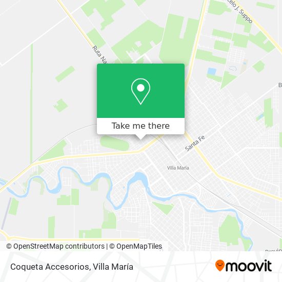Coqueta Accesorios map