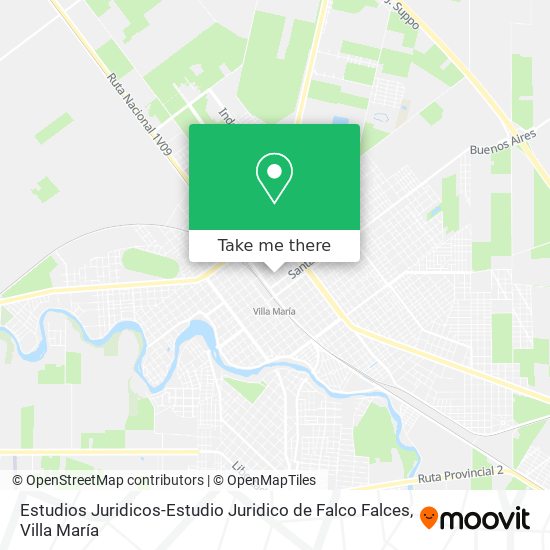 Estudios Juridicos-Estudio Juridico de Falco Falces map