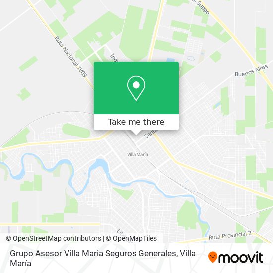 Grupo Asesor Villa Maria Seguros Generales map