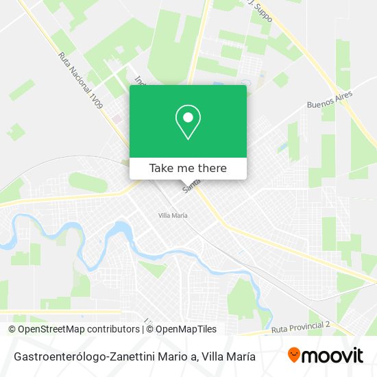 Gastroenterólogo-Zanettini Mario a map