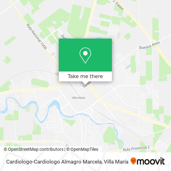 Mapa de Cardiologo-Cardiologo Almagro Marcela