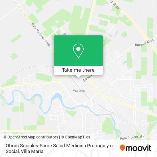 Obras Sociales-Sume Salud Medicina Prepaga y o Social map