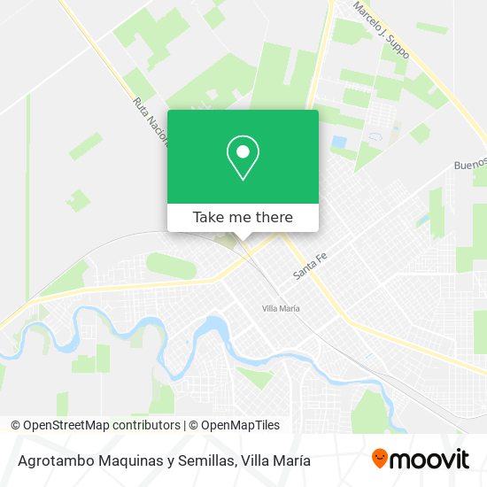 Agrotambo Maquinas y Semillas map