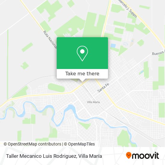 Mapa de Taller Mecanico Luis Rodriguez