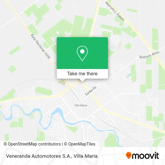 Veneranda Automotores S.A. map