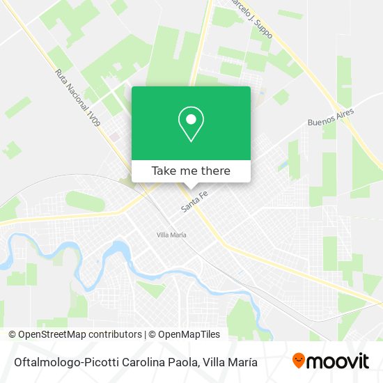 Mapa de Oftalmologo-Picotti Carolina Paola