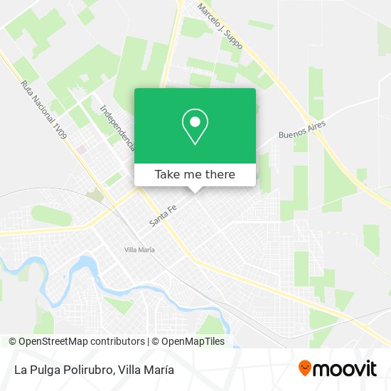 La Pulga Polirubro map