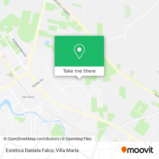 Mapa de Estética Daniela Falco