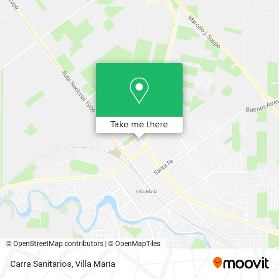 Mapa de Carra Sanitarios