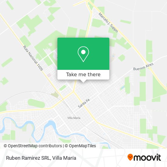 Mapa de Ruben Ramirez SRL