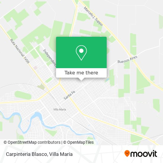 Carpinteria Blasco map