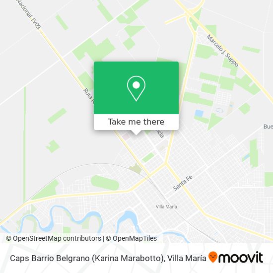 Mapa de Caps Barrio Belgrano (Karina Marabotto)