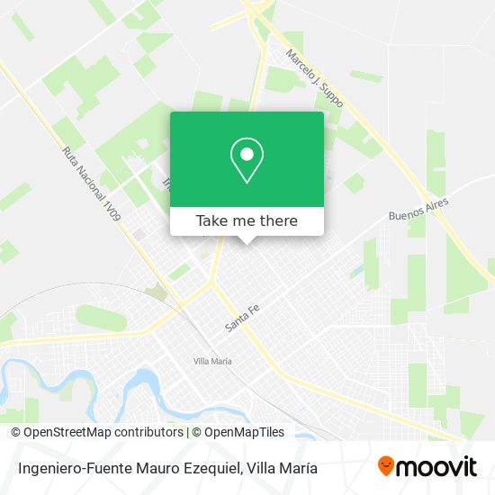 Mapa de Ingeniero-Fuente Mauro Ezequiel