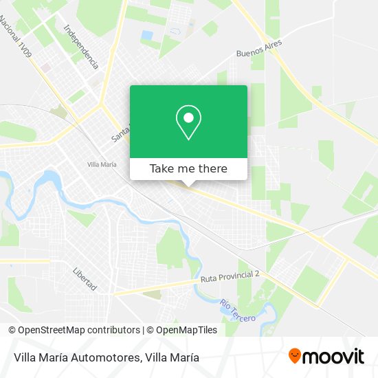 Villa María Automotores map
