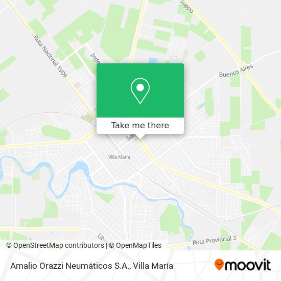 Mapa de Amalio Orazzi Neumáticos S.A.