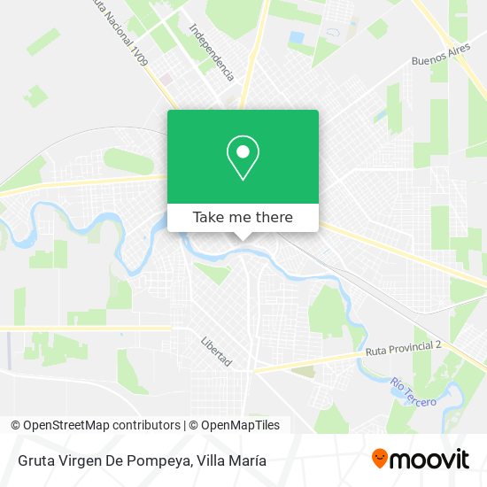 Gruta Virgen De Pompeya map