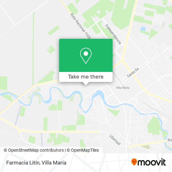 Farmacia Litín map