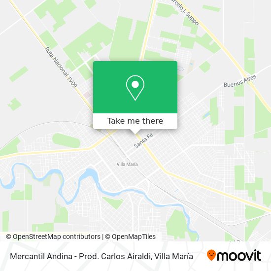 Mercantil Andina - Prod. Carlos Airaldi map