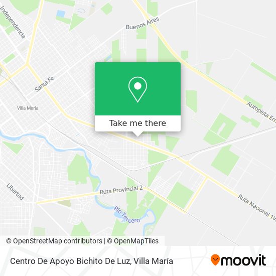 Mapa de Centro De Apoyo Bichito De Luz