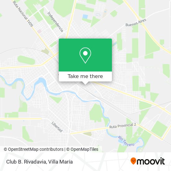 Mapa de Club B. Rivadavia
