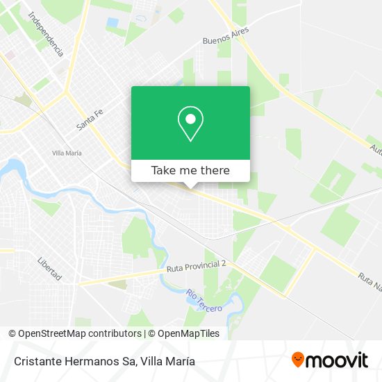Mapa de Cristante Hermanos Sa