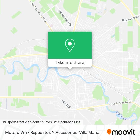 Motero Vm - Repuestos Y Accesorios map