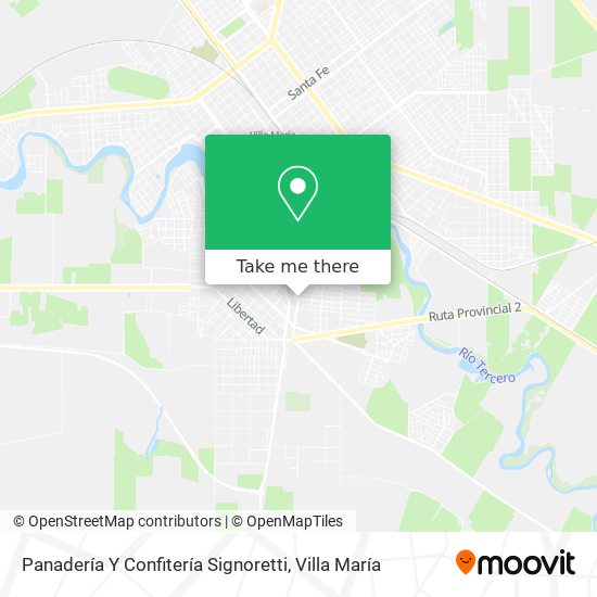 Panadería Y Confitería Signoretti map