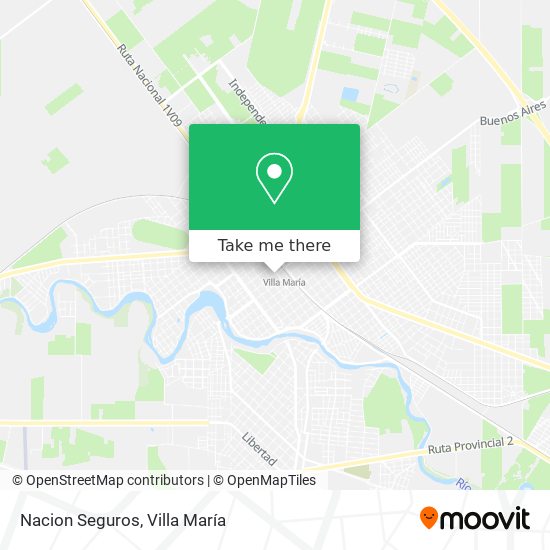 Mapa de Nacion Seguros