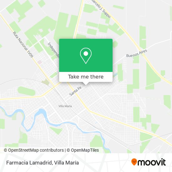 Farmacia Lamadrid map