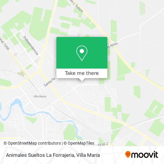 Animales Sueltos La Forrajeria map