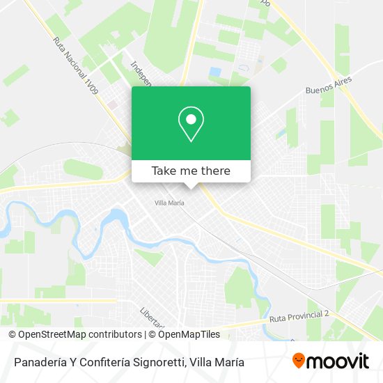 Panadería Y Confitería Signoretti map