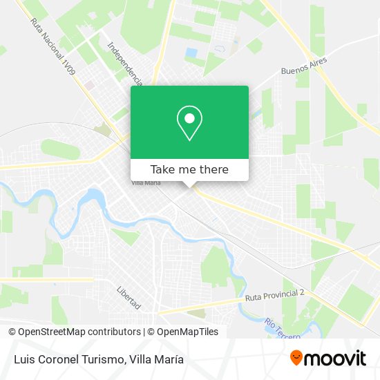 Luis Coronel Turismo map