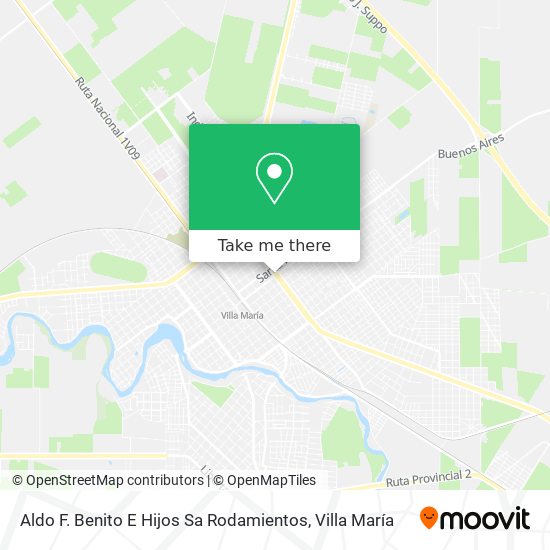 Mapa de Aldo F. Benito E Hijos Sa Rodamientos