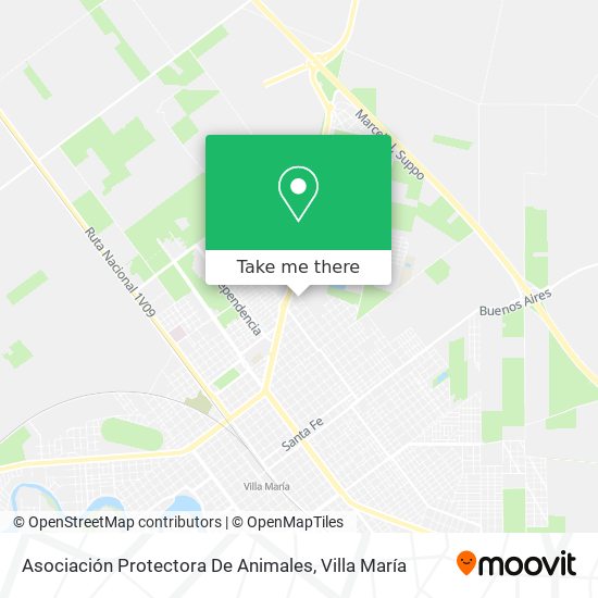 Asociación Protectora De Animales map