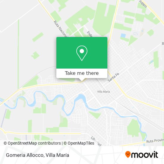 Gomeria Allocco map