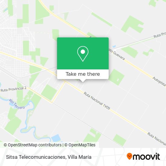 Mapa de Sitsa Telecomunicaciones