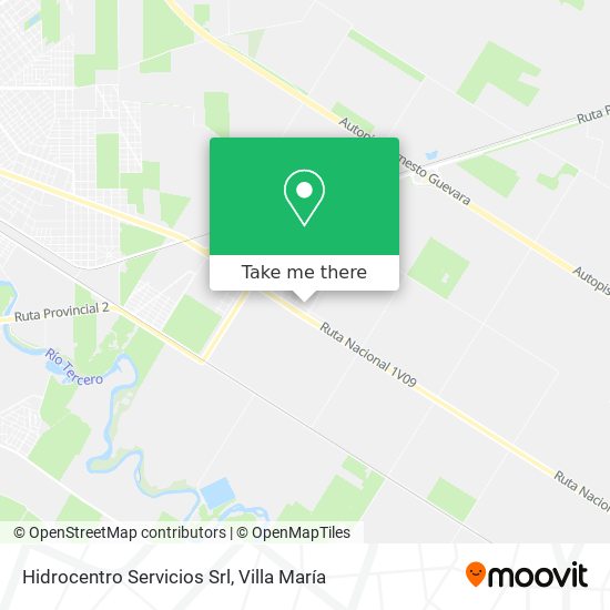 Mapa de Hidrocentro Servicios Srl