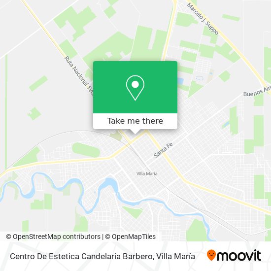 Centro De Estetica Candelaria Barbero map