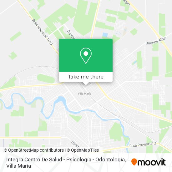 Integra Centro De Salud - Psicología - Odontología map