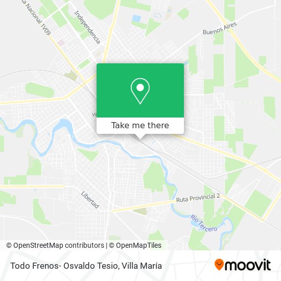 Todo Frenos- Osvaldo Tesio map