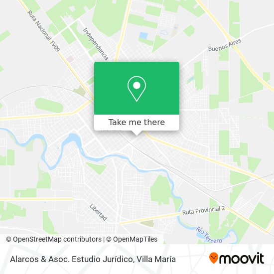 Alarcos & Asoc. Estudio Jurídico map