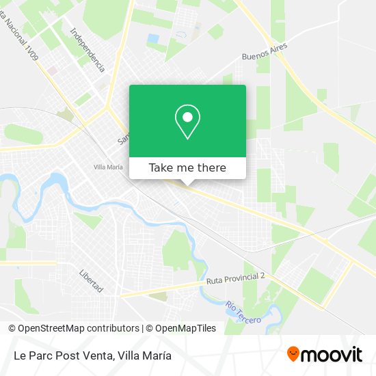 Le Parc Post Venta map