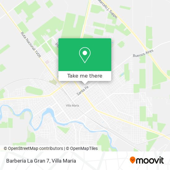 Mapa de Barbería La Gran 7