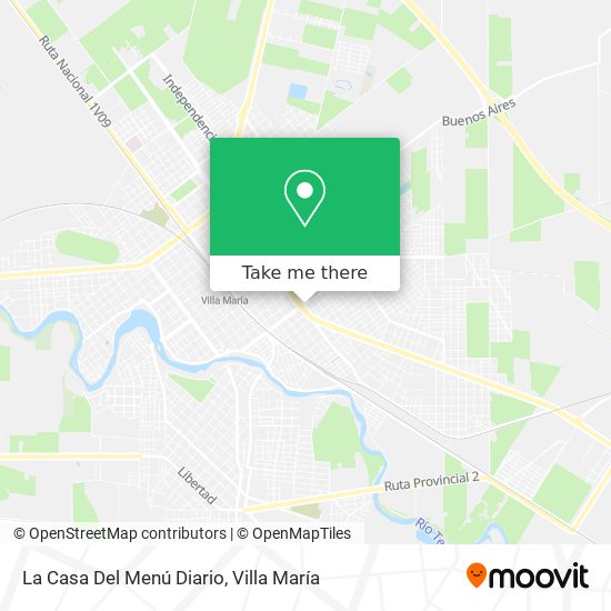La Casa Del Menú Diario map