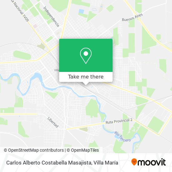 Carlos Alberto Costabella Masajista map