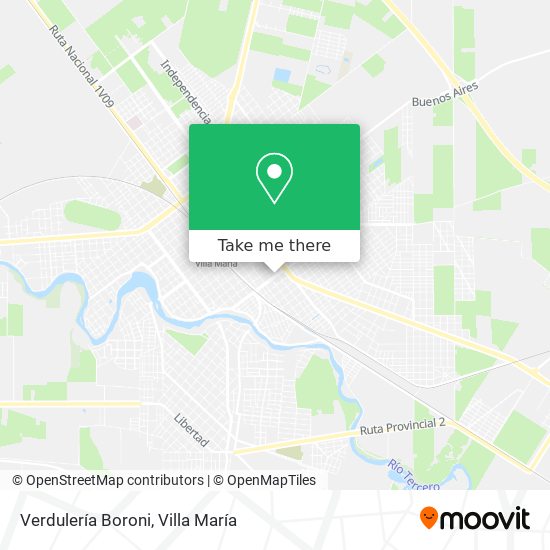 Verdulería Boroni map