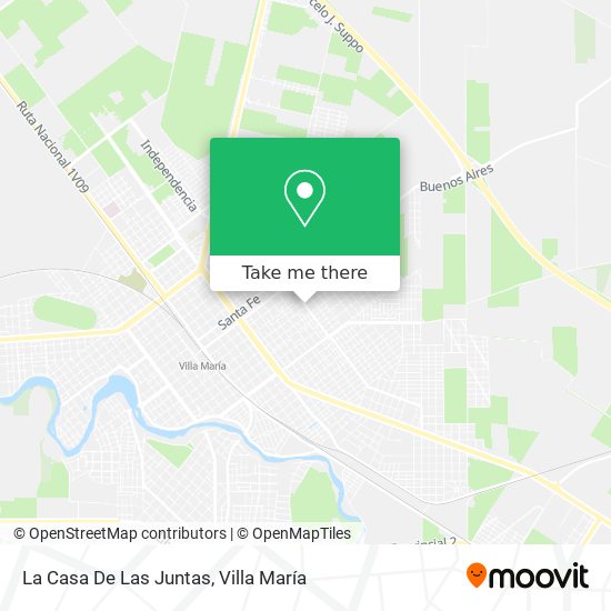 La Casa De Las Juntas map